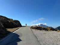 Klanška Škrbina / Mangartsko sedlo desde Predel Mangart