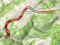 Kleindöbra Höhe über Schwarzenbach am Wald