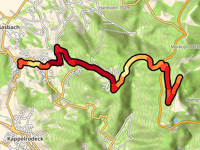 Kleine Grinde von Büchelbach über Murberg