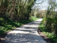 Kleine-Spouwen über Bergweg