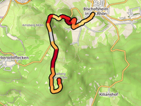 Kloster Kreuzberg über Haselbach in der Rhön