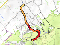 Kluisberg depuis Ruien par Vinkendreef