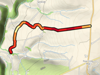 Knightacott Hill via Button Lane