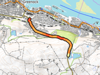 Knocknairshill Reservoir desde Greenock