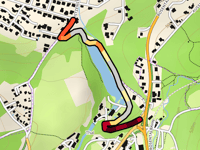 Knopperweg über Rotschitzenstrasse