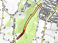 Köllbachweg von Mettingen