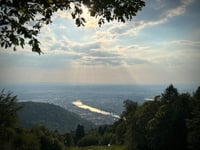 Königstuhl from Heidelberger Altstadt
