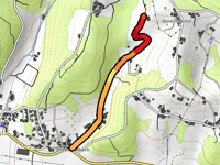 Kornbach Weg von Unterkombach