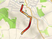 Kotzauer Berg von Döhlau über Rosenweg