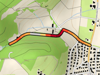 Krähtalstrasse via Militärstrasse
