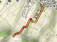 Kreuz Kirchberg vanuit Oberrotweil