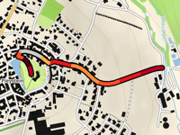 Kreuzberg Pleystein por Bartlmühlweg