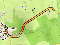 Kronburg über Wälder