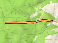 Krumbacher Strasse vanuit Langenneufnach