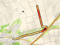 Krumme Länge z Theilheim przez biebelrieder Strasse