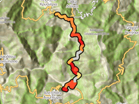 Kryonéria Pass z Káto Chóra