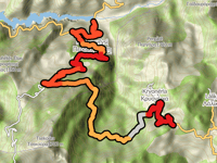 Kryonéria Pass z Géfyra Evínou