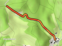 Kümmeler Kreuz vanuit Schloss Grimborn