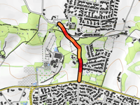 Kümperweg von Laggenbeck