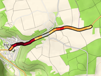 Kurstrasse from Bad Imnau
