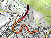 Küttebahn von Suhl über Linsenhofer Strasse