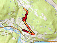 Kvarvvegen from Hundorp via Midtvegen