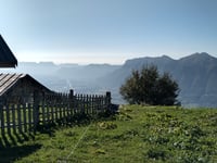 L'Ébaudiaz from Notre Dame des Millières