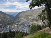 La Comella desde Escaldes