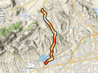 La Garganta del Crevillent da Pantà de Crevillent