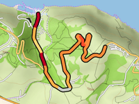 La Montagnola da Baia Vallugola