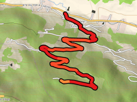 Route des Fontaines vanuit La Rivière Enverse