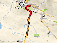 La Sauvetat via Route de Cézan