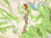 La Serra d'Almos da Riera de les Olles