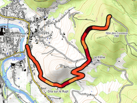 La Tête des Cuveaux über Route du Croc