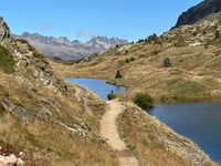 Lac Besson & Lac Noir von Alpe d'Huez