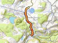 Lac de Bourdouze da Complains