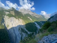 Lac de Derborence from Conthey