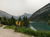 Lac de Derborence from Conthey