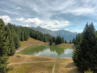 Lac de la Grande Léchère from La Chambre