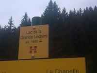 Lac de la Grande Léchère from La Chambre