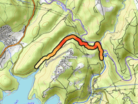 Lac de Saint Cassien da Pied du Tanneron