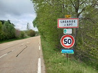 Lagarde d'Apt from Rustrel