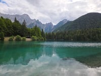 Laghi di Fusine vanuit Fusine in Valromana