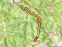 Lagleygeolle von Lanteuil über Planchat