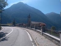 Lago di Place Moulin desde Roisan