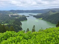 Lagoa do Canário da Ponta Delgada via Miradouro da Vista do Rei