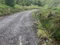 Lairig Nan Lunn Road depuis Kenknock