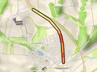 Landauer Strasse from Malgersdorf