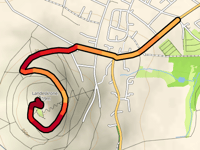 Landeskrone from Biesnitz