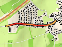 Landsberger Strasse vanuit Windach